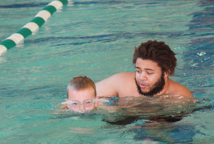 Daniel Howse is one of many THPRD instructors who participated in the district's junior lifeguard training program.