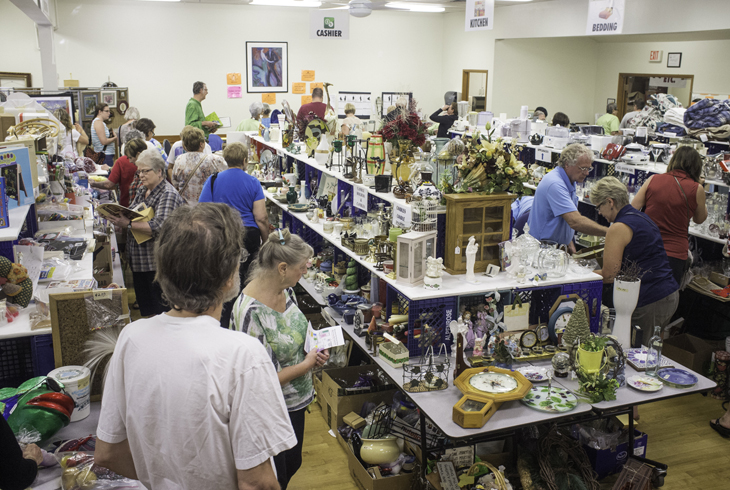 The Elsie Stuhr Center's largest fundraiser, Harvest Bazaar, is supported by donations of home goods and other gently-used items.